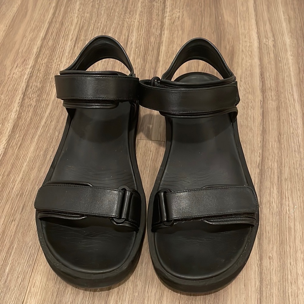 The Row Hook and Loop nappa-leather sandals